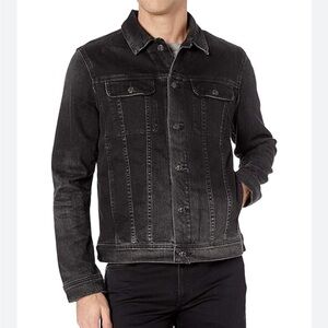 AG Adriano Goldschmied Charcoal Denim Jacket Size Small NWOT